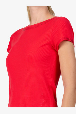 Kurzarm-Shirt mit Rundhalsausschnitt 06