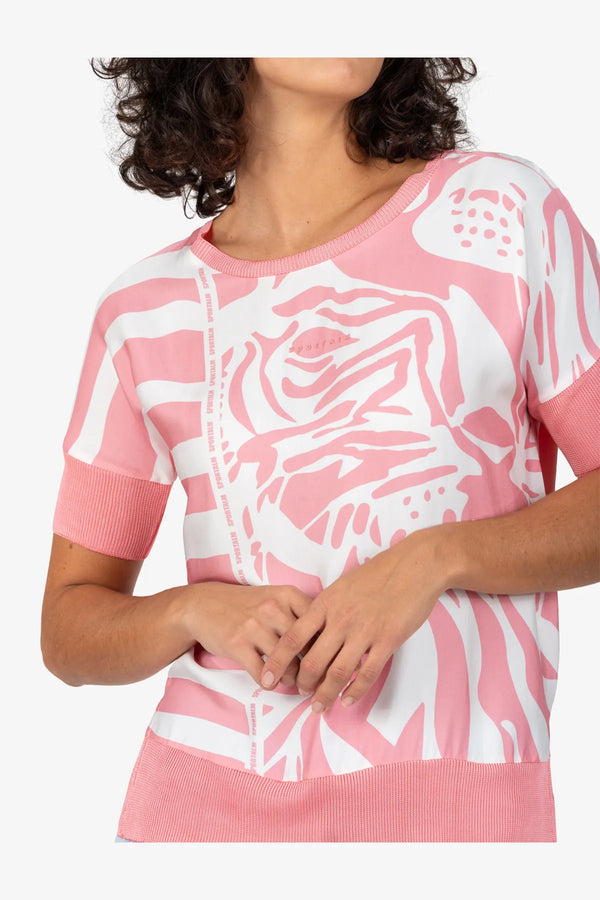 Blusenshirt mit Rundhalsausschnitt 06