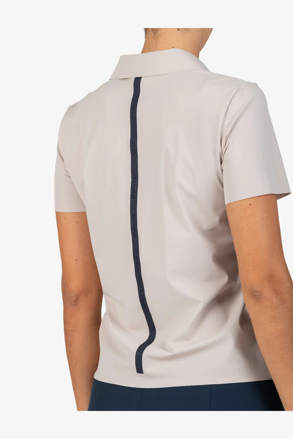 Tailliertes Polo-Hemd mit Logo-Tape-Band 06