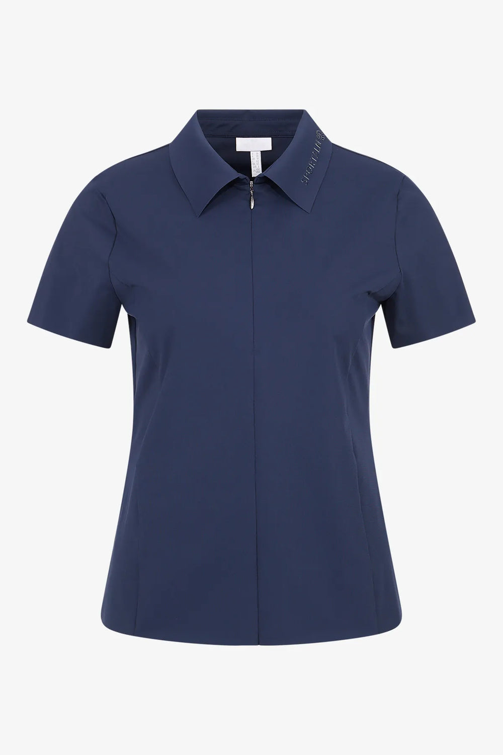 Tailliertes Polo-Hemd mit Logo-Tape-Band 01