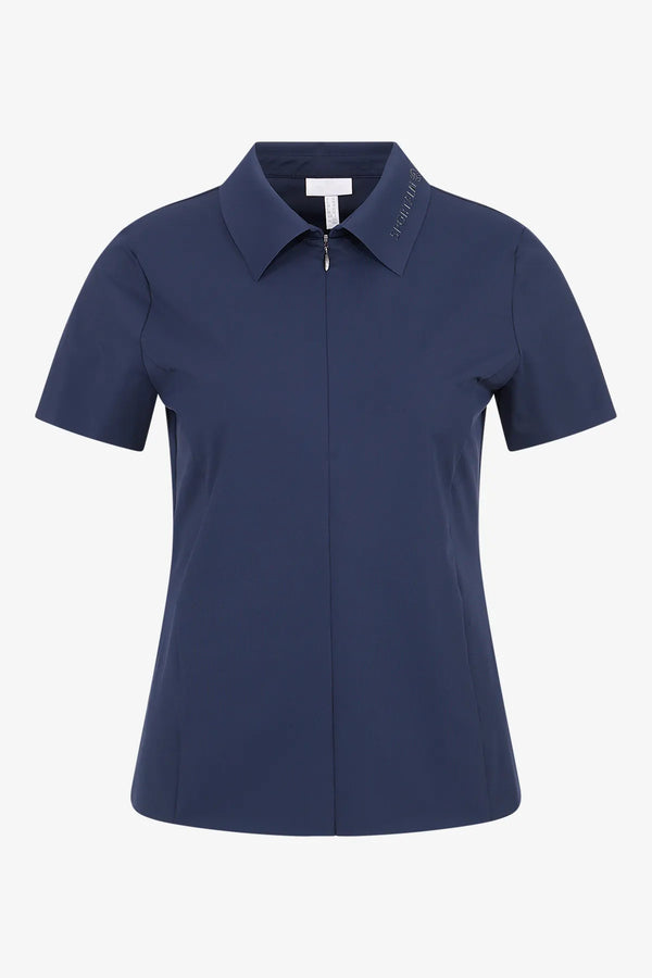 Tailliertes Polo-Hemd mit Logo-Tape-Band 01