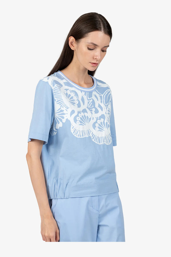 T-Shirt mit Rundhalsausschnitt 05