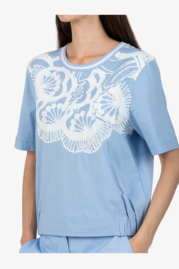 T-Shirt mit Rundhalsausschnitt 06