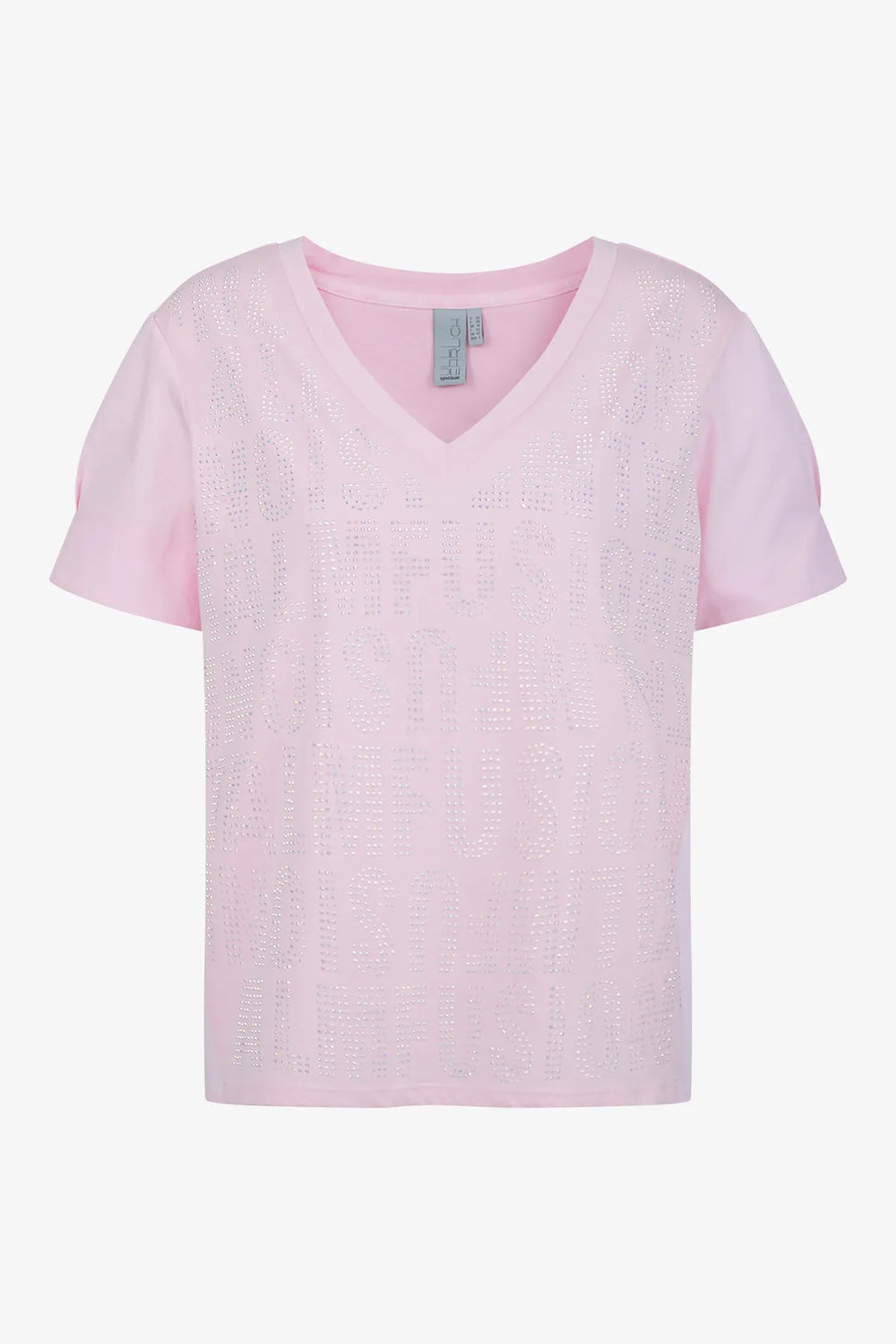 Blusen-Shirt mit V-Ausschnitt 01