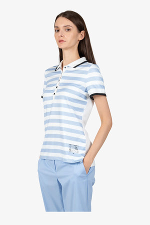 Poloshirt mit Strickkragen 05