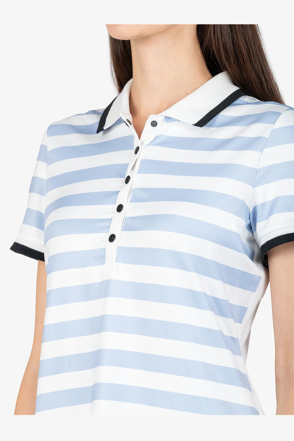 Poloshirt mit Strickkragen 06