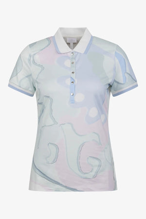 Poloshirt mit Strickkragen 01