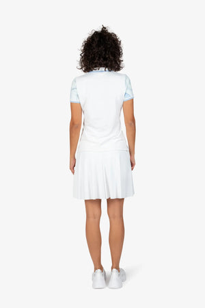 Poloshirt mit Strickkragen 04