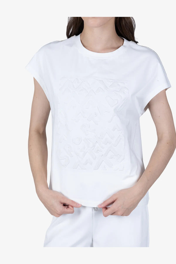 T-Shirt mit Strasskette 06