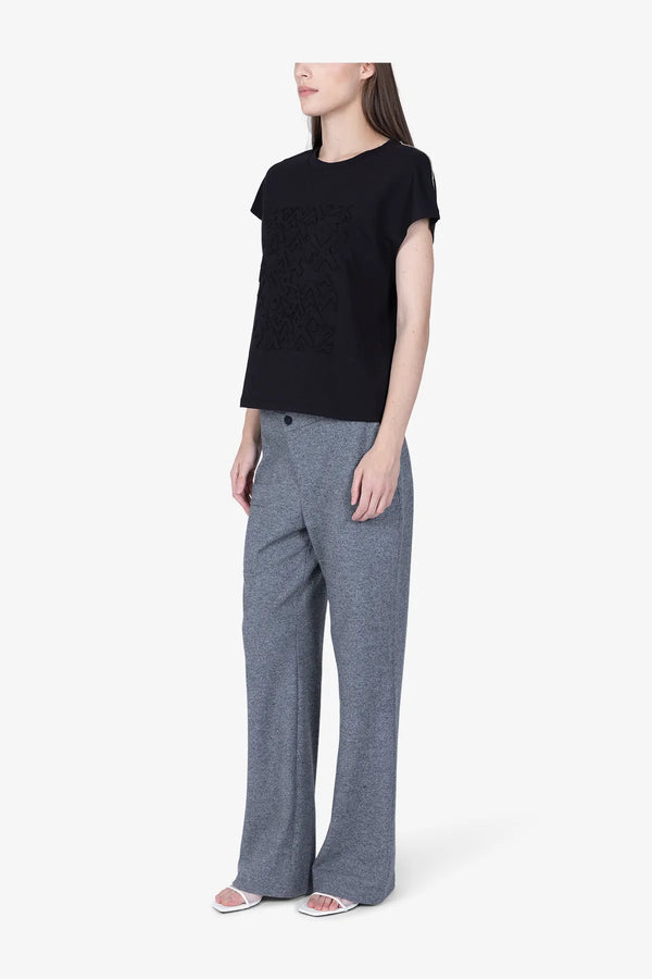 T-Shirt mit Strasskette 04
