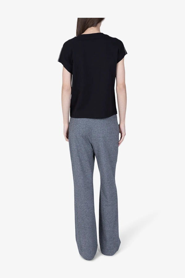 T-Shirt mit Strasskette 05