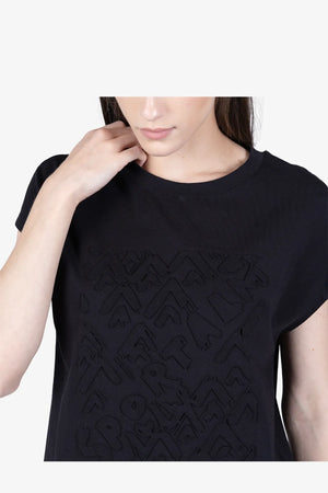 T-Shirt mit Strasskette 07