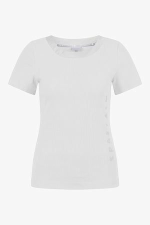 Kurzarm-Shirt aus Satin-Qualität 01