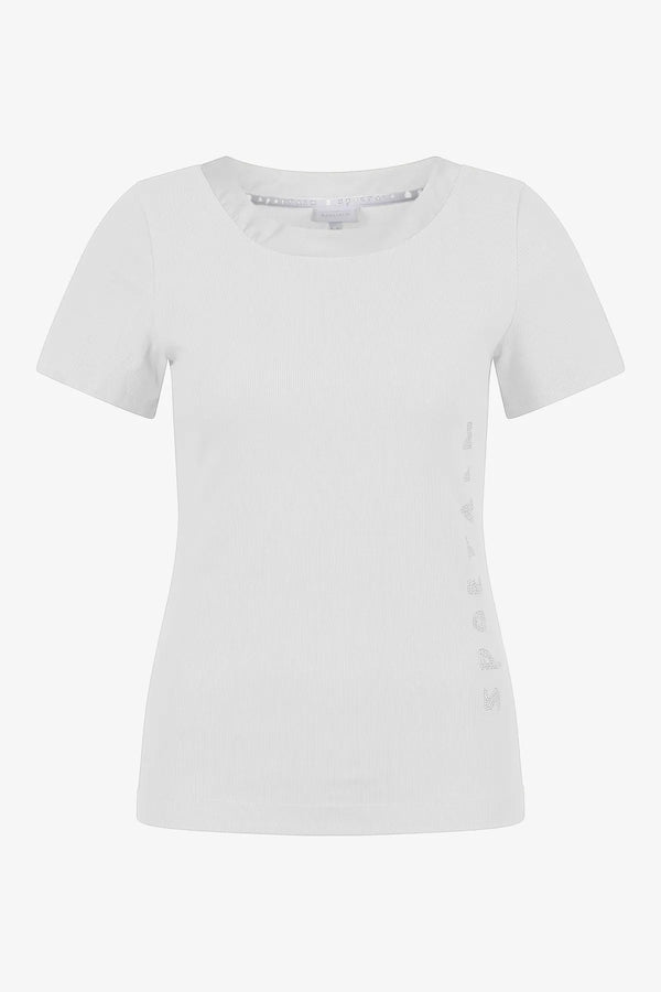Kurzarm-Shirt aus Satin-Qualität 01