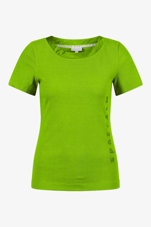 Kurzarm-Shirt aus Satin-Qualität 01