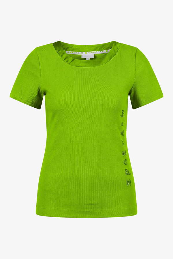Kurzarm-Shirt aus Satin-Qualität 01