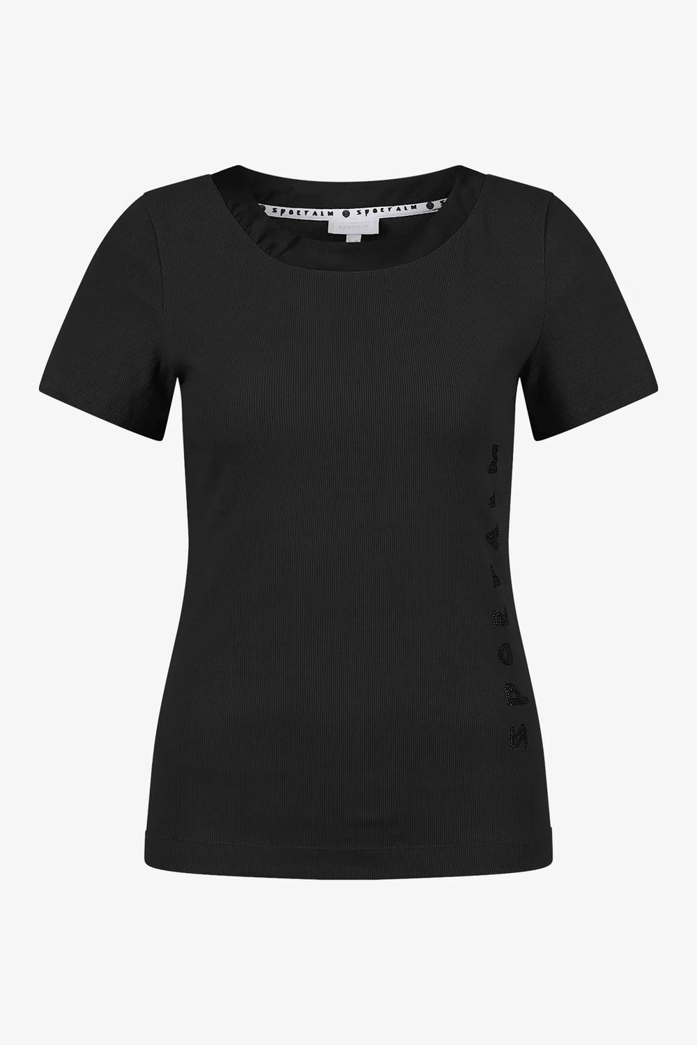 Kurzarm-Shirt aus Satin-Qualität 01