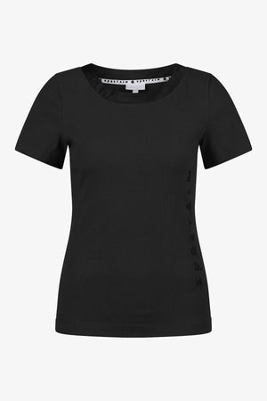 Kurzarm-Shirt aus Satin-Qualität 01