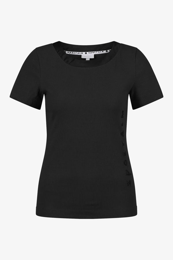 Kurzarm-Shirt aus Satin-Qualität 01