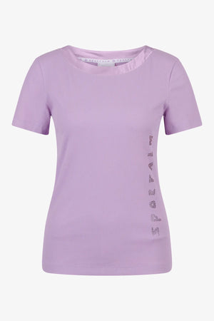 Kurzarm-Shirt aus Satin-Qualität 01