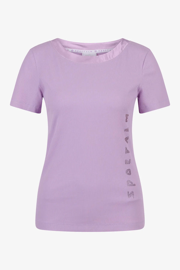 Kurzarm-Shirt aus Satin-Qualität 01