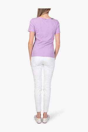 Kurzarm-Shirt aus Satin-Qualität 05