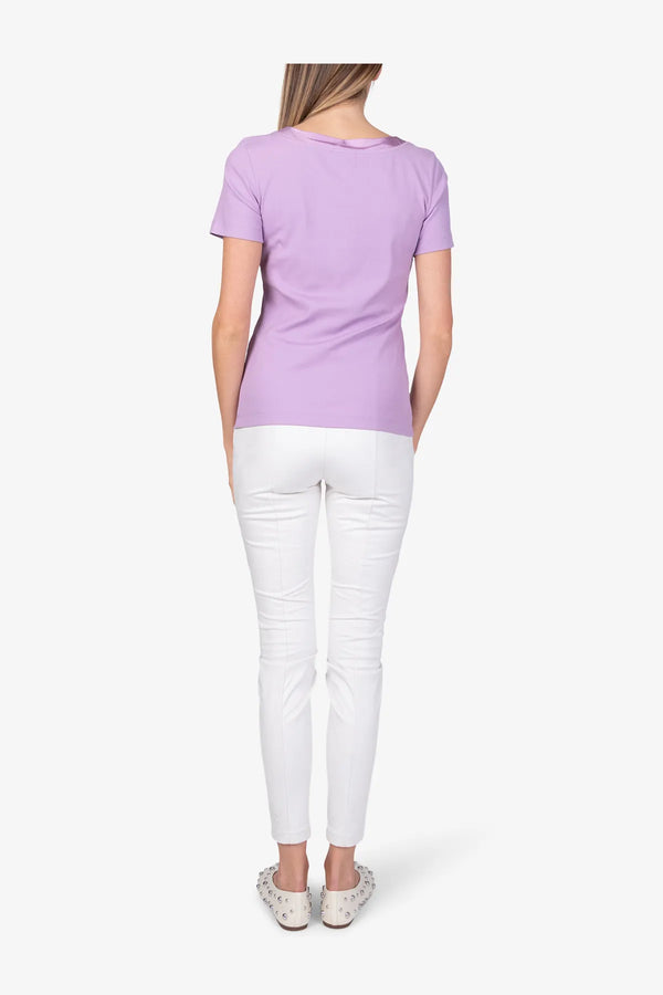 Kurzarm-Shirt aus Satin-Qualität 05