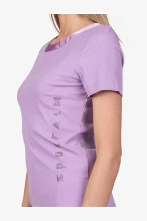 Kurzarm-Shirt aus Satin-Qualität 06