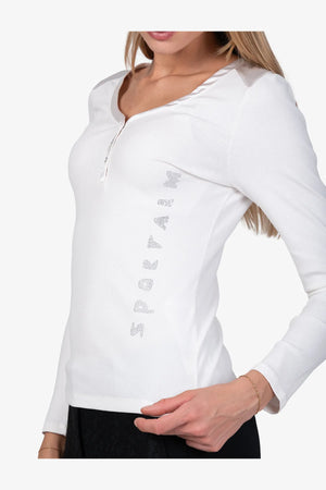 Langarm-Shirt mit schimmernden Details 06
