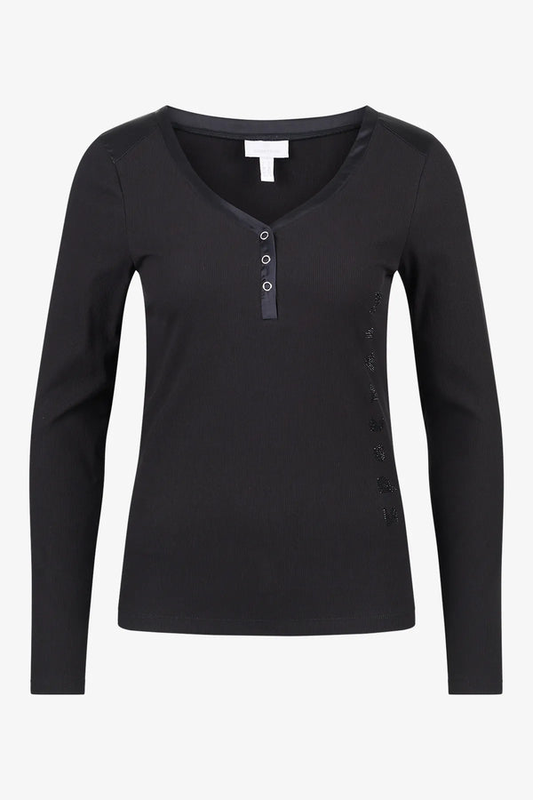 Langarm-Shirt mit schimmernden Details 01