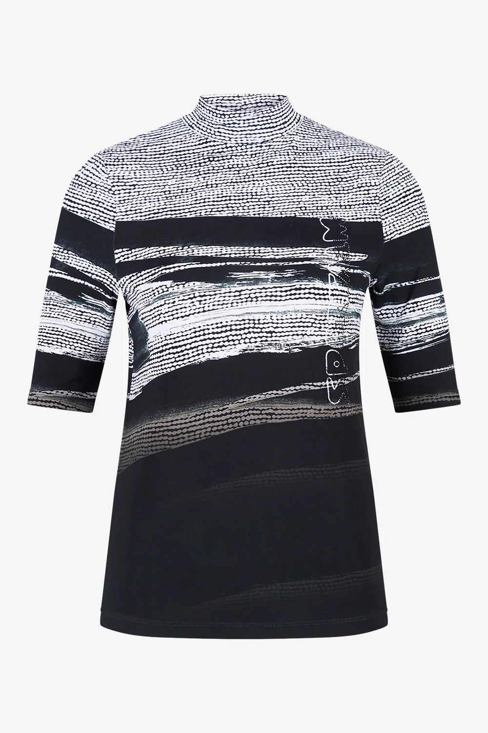 Shirt mit abstraktem Allover-Print 01