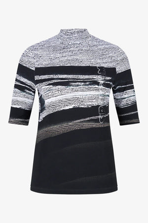 Shirt mit abstraktem Allover-Print 01