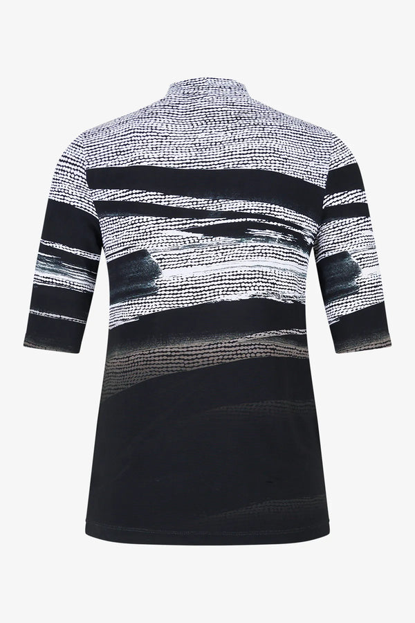 Shirt mit abstraktem Allover-Print 02
