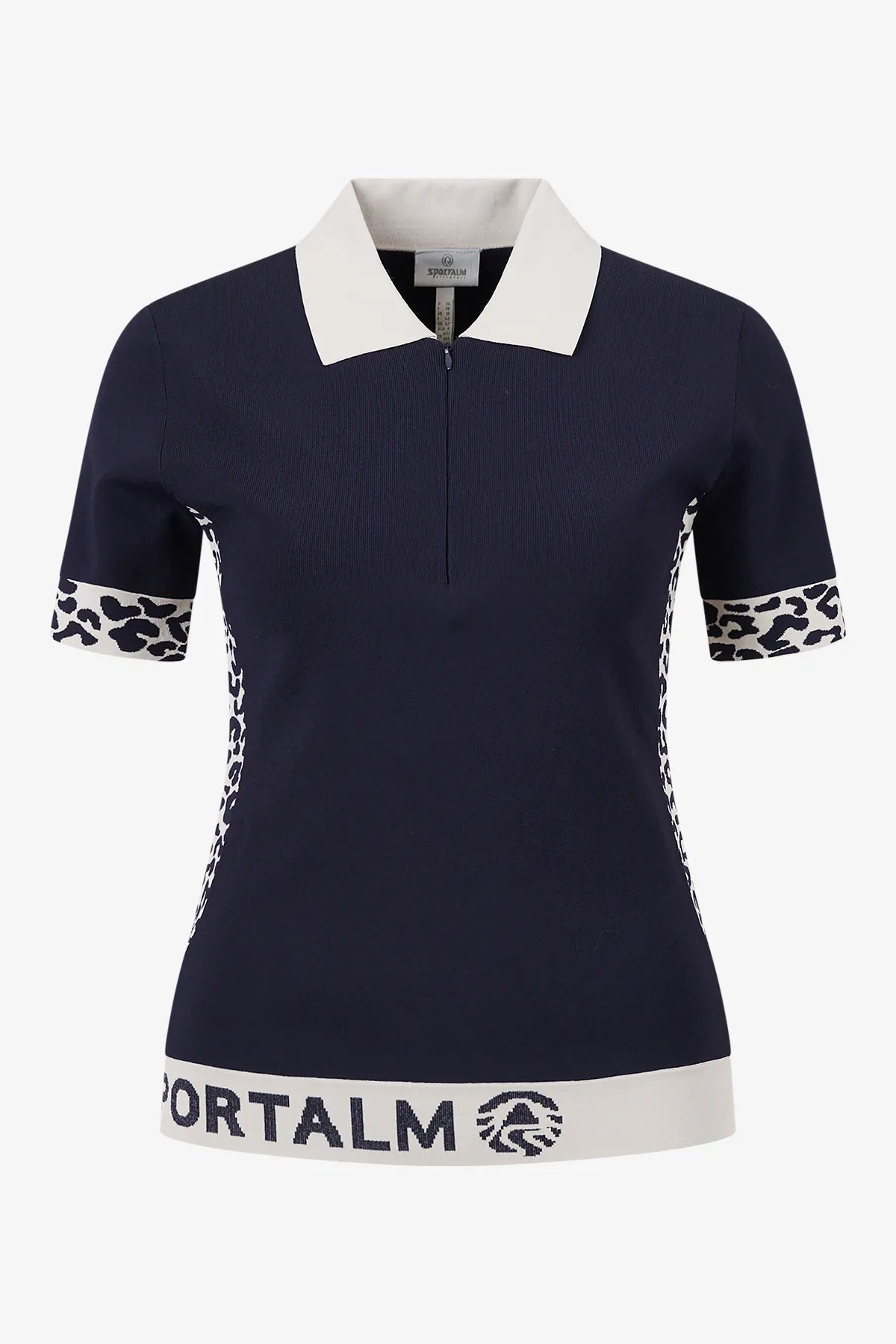 Polo-Shirt mit Leo-Einsätzen 01