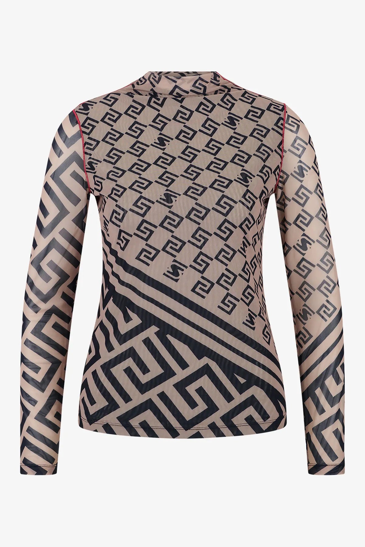 Doppellagiges Mesh-Shirt 01