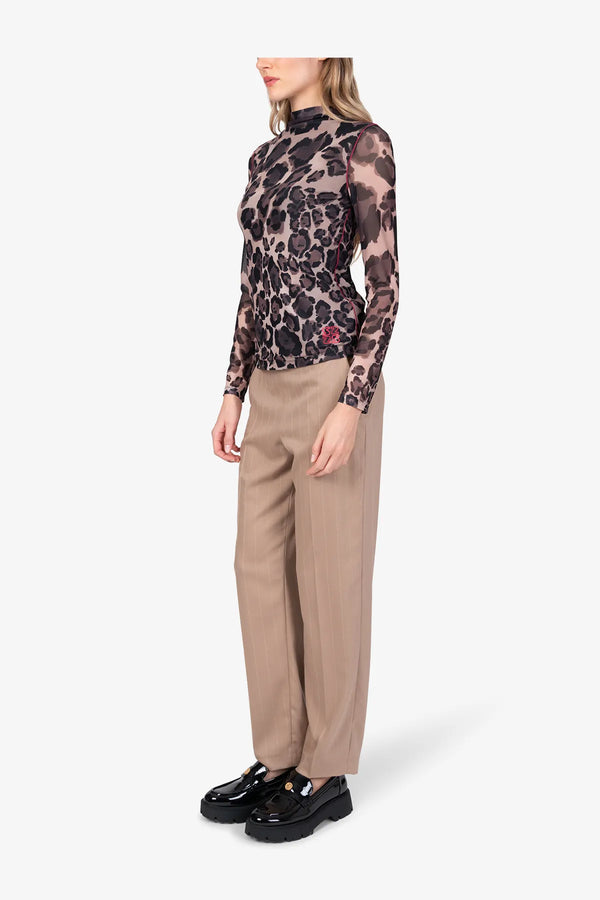 Doppellagiges Mesh-Shirt 04