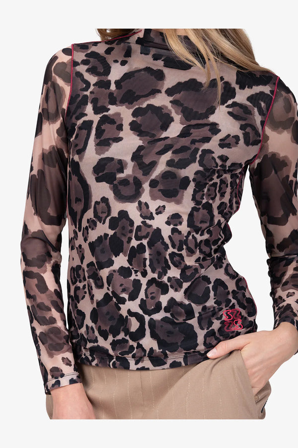Doppellagiges Mesh-Shirt 06