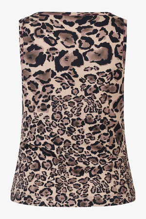 Rippen-Top mit Leo-Print 02