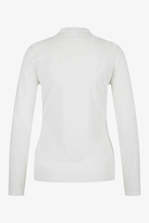 Stehkragen-Shirt in dezentem Jacquard 02
