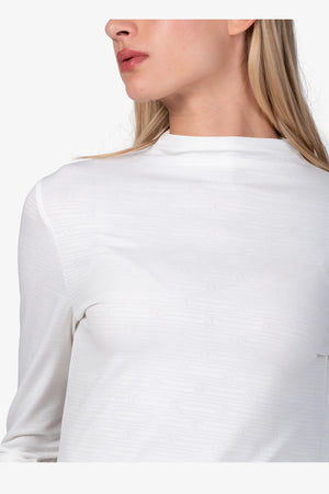Stehkragen-Shirt in dezentem Jacquard 06