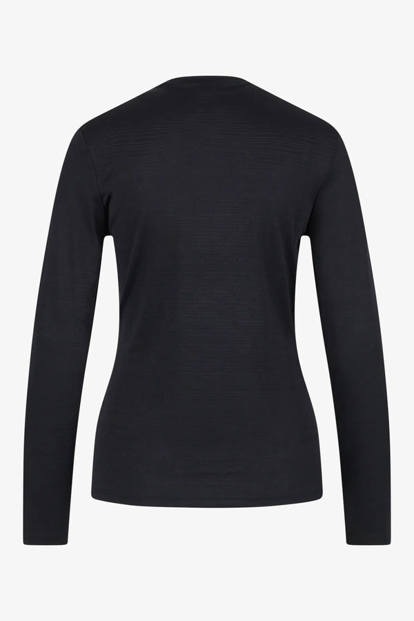 Stehkragen-Shirt in dezentem Jacquard 02