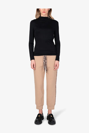 Stehkragen-Shirt in dezentem Jacquard 03