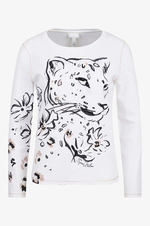 Shirt mit aufwendigem Leo-Print 01