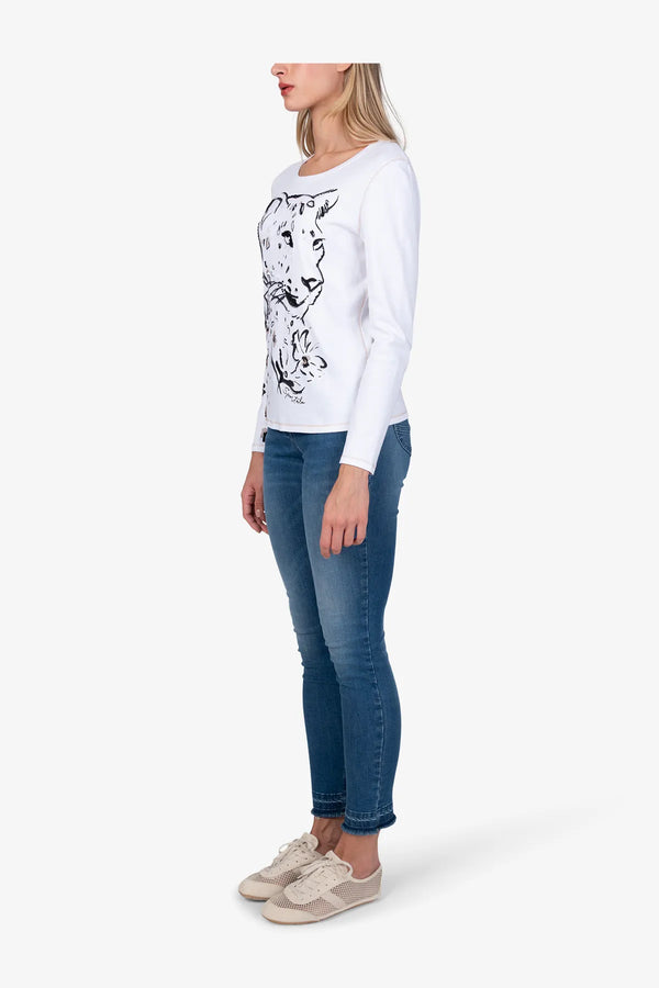 Shirt mit aufwendigem Leo-Print 04