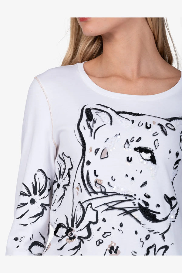 Shirt mit aufwendigem Leo-Print 06