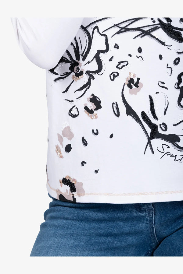 Shirt mit aufwendigem Leo-Print 07