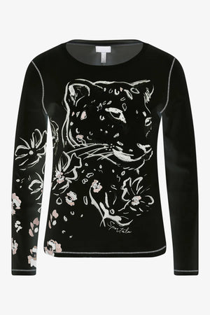 Shirt mit aufwendigem Leo-Print 01
