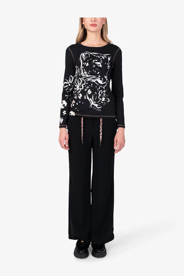 Shirt mit aufwendigem Leo-Print 03