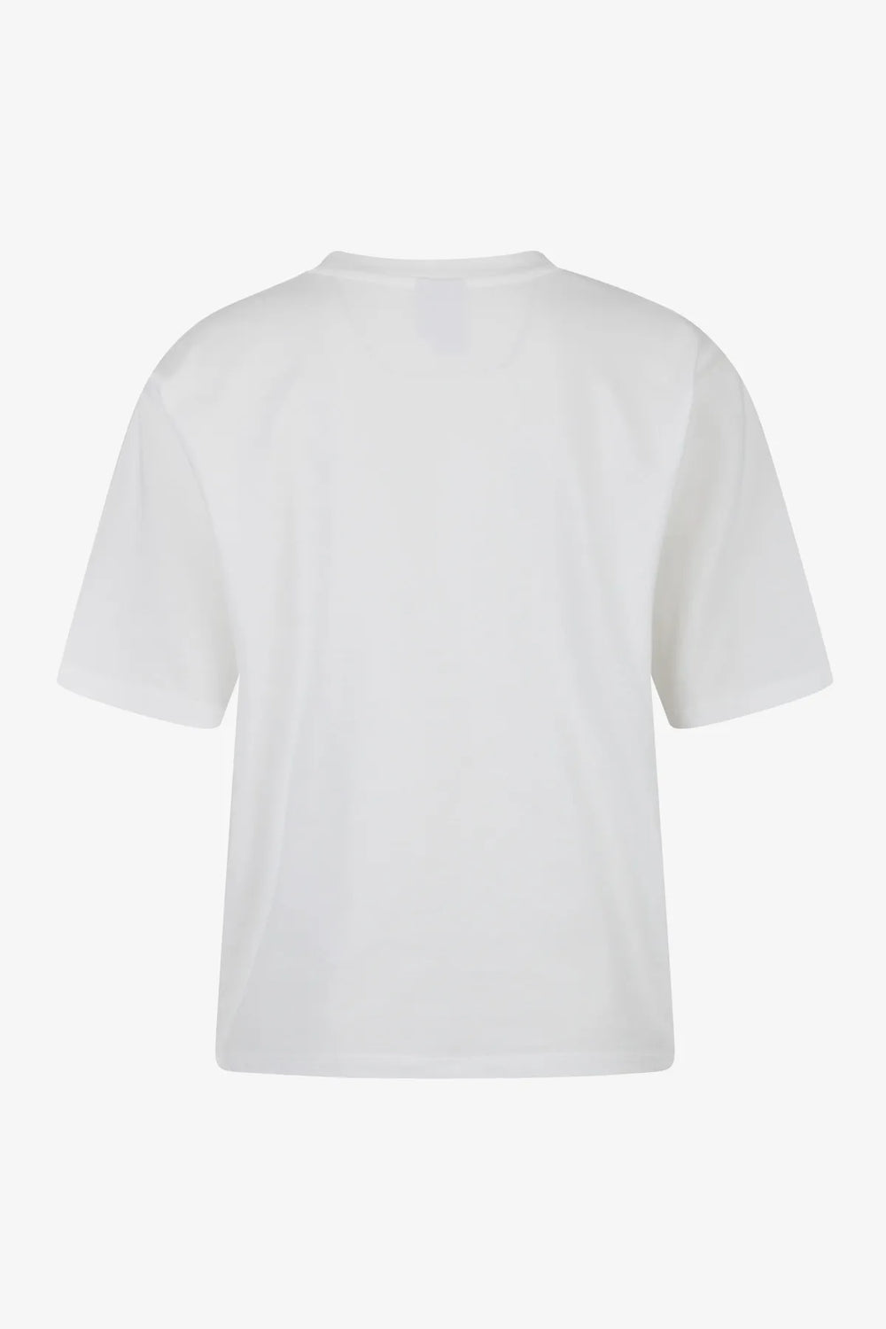 T-Shirt mit Print und Stickerei 01