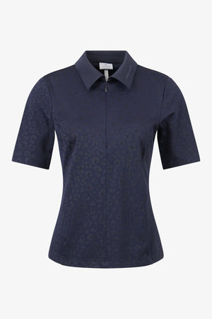 Polo-Shirt mit Leo-Print 01